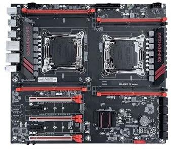 X99 dual CPU motherboard LGA 2011-3 supports Xeon E5 V3 V4 CPU DDR4 memory eight channels Dual 2.5G network card X99-8D4