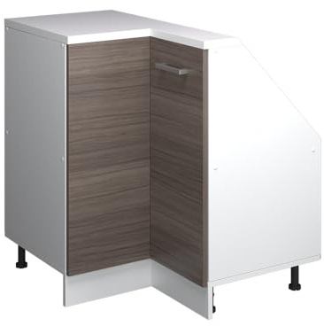 Vicco Mobile cucina angolare per sottotetto R-Line, Grigio nobile, 75.6 cm con 1 porta