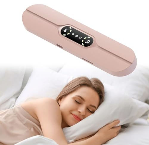 Schlaf Knochen Leitung Lautsprecher,3 Modi Bluetooth-Knochenschalllautsprecher,Gerät für weißes Rauschen zum Schlafen unter dem Kopfkissen,verbessert den Schlaf,Seitenschläfer,Büro-Nickerchen (Rosa)