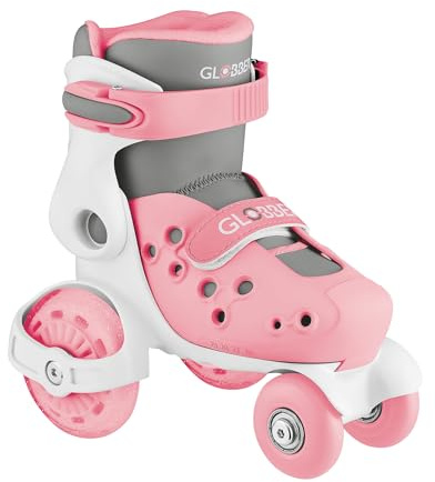Globber Learning Skates, Quad-Skates, 26-29, Polyurethan, Inline Skate Rad, Klettverschluss, 50mm