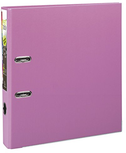 EXACOMPTA Classeur à Levier Prem'Touch Polypro Int/Ext Dos 50 mm Renforcé ROSE
