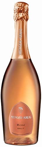 Menger-Krug Rosé Brut (1 x 0,75 l) - exzellenter Rosé-Sekt aus handwerklicher, deutscher Manufaktur-Herstellung, traditionelle Flaschengärung, qualitativ auf Champagner Niveau