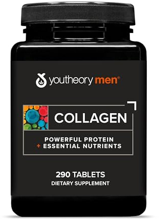 Youtheory Collagen Advanced 1, 2 and 3 Mineral Supplements for Men-290 Tablets