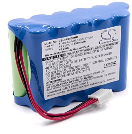 vhbw Akku kompatibel mit Fujikura FSM-18S | FSM-18R, FSM-50S, FSM-50R, FSM-60R, FSM-60S Spleissgerät (3500mAh, 13,2V, NiMH)