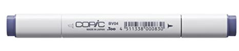 COPIC Classic Marker Typ BV - 04, Blue Berry, professioneller Layoutmarker, mit einer breiten und einer feinen Spitze