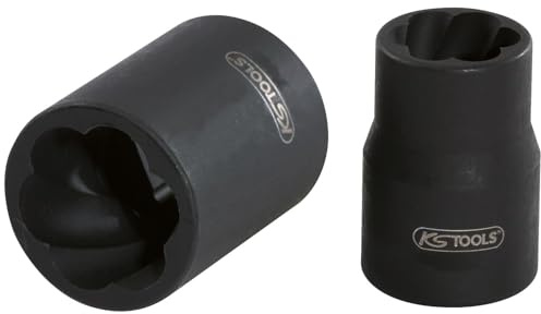 KS Tools 913.3866 3/8 Spiral-Profil-Kraft-Stecknuss, 16mm