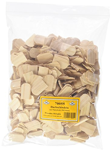 MiniMundus Dachschindeln (Fischschuppen), Grosse Packung für das Puppenhaus