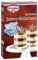 Dr. Oetker Schoko Zebra Röllchen, 5 x 75 g, essbare Kuchendekoration aus Vollmilch- & weißer Schokolade, zum Verzieren von Torten, Kuchen & Desserts, kreatives Topping