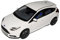 Minichamps Ford Focus ST 5 Türer Weiss 3. Generation Ab 2010 1/18 Modell Auto mit individiuellem Wunschkennzeichen