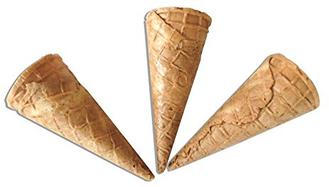 PZ 882 dosettes pour glace en forme de pointe de cône pour coupes à glace et monoporzioni en à Dosette Wafer