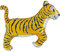 Ballonim® Tiger ca. 80cm Luftballons Folienballon Party DekorationGeburtstag