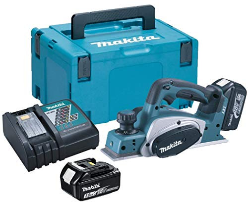 Makita DKP180RFJ 18v Planer LXT Lithium Ion Li-Ion Cordless - 2 x 3.0ah Battery