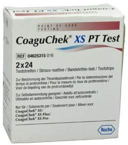 CoaguChek XS PT Teststreifen 2 x 24 Stück