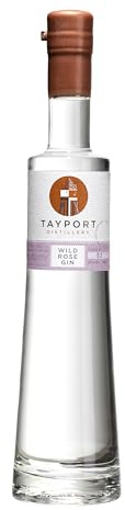 Tayport Distillery Wild Rose Gin 50cl | IWSC Gold Award | Scottish Rose Gin Infused with Wild Rose Petals | Floral & Citrus | Perfect for G&Ts & The Bramble Cocktail