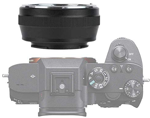 PK-NEX Objektiv Adapterring, Manueller Fokus Linsen Konverter aus Aluminiumlegierung für Pentax PK Objektiv passend für Sony NEX A6400 A6000 A6100 A6500 A6600 A7 A72 A7R2 A73 A7R3 A74 A7R4 A9