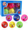 Kofull Golfbälle, Golfball, Mini-Golfbälle bunt Golfbälle Farbig Bunte Golfübungsbälle Golf Geschenke für Männer (Mixed-6 Pack)