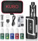 Cigarrillo electrónico Kit Cigarro electrónico y 5x10 ml E líquido 80W Mod con 0,5 Ohm/ 2 ml Atomizador 2000 mAh Batería Vape, Pantalla LED de vatio ajustable 0,0mg nicotina E Cigarette LZ80W - Negro