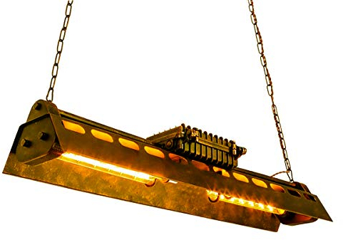 KJLARS Vintage Pendelleuchte industrial Hängelampe Esstisch Pendellampe Retro Hängeleuchte Hoehenverstellbar Kronleuchter, für Wohnzimmer Esszimmer schlafzimmer küche Bar