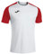 Joma Academy Iv, Camiseta Hombre, Blanco-rojo, L