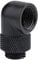 90 degree Water Cooling Fitting, G1/4 Thread Male to Female Extender Fitting, 90degree Angel Rotary Tube Fitting Adapter for PC Water Cooling System(schwarz)