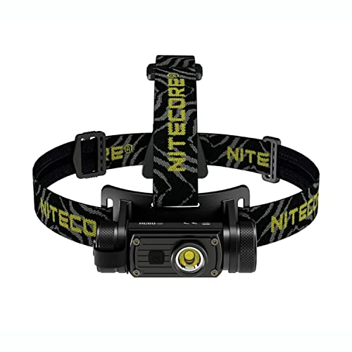 Nitecore HC60 V2 Linterna Frontal Led Recargable - USB C - 1200 Lúmenes - Linterna De Cabeza Resistente al Agua IPX7