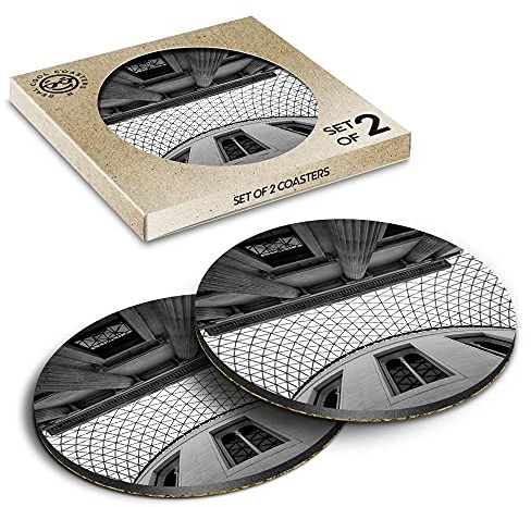 2 x Eco Boxed Cork Coasters - British Museum History London England Drink Cup Mug Glass Table Mat #16114