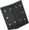 woplus Bettverbinder Bettwinkel Maß: 70x70x104 mm schwarz oder silber Bettenwinkel Winkel Eckverbinder Stahl Winkel (4, Schwarz)