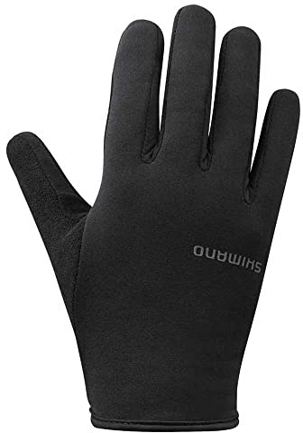 Shimano Leichte Thermohandschuhe für Herren, Schwarz
