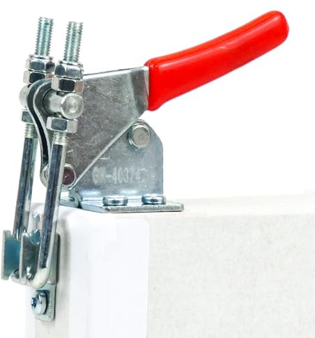 INGDAUM® Verschluss-Spanner, Schnellspanner, waagerechte Grundplatte, Baustahl, verzinkt (GH-40324 95 kg)