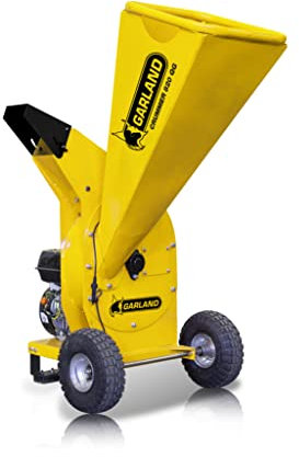 GARLAND CRUMMER 820QG-V22 - Biotriturador gasolina 208 cc 5,2 CV, ramas hasta 7 cm, cuchillas sobre disco, ruedas neumáticas