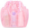 famichan Netz-Dusch-Caddy tragbar mit Kordelzug, Schlafsaal Essentials für Studenten, Mädchen, große Duschtasche für Camping, Schwimmen, Fitnessstudio, Reisen, Badezimmer – Rosa