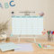 Wunsch Kalender - personalisierter Stundenplan - Kinder Weltall - wiederverwendbarer Kalender aus Acrylglas - Jederzeit abwischbar - Hingucker für jeden Raum