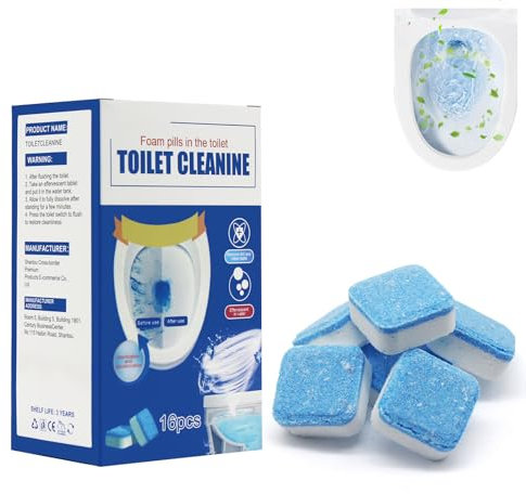WAWJ® Tablettes Nettoyage des WC,Mousse Nettoyante pour WC,Nettoyer la Saleté des Toilettes et Éliminer les Odeurs,Nettoyants Automatiques De Cuvette De Toilette
