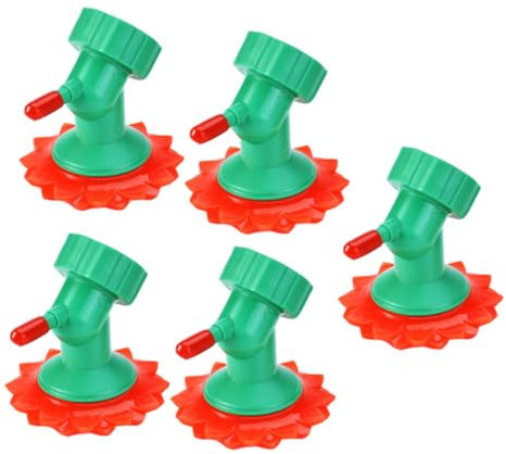 Unomor 5st Bewässerungsgerät Sprinklerkopf Mit Flaschenverschluss Flasche Sprinklerkopf Beregnung Gießkanne Kopf Wasser Kann Sprinklerkopf Flaschenbewässerungsdüse Mini Pp Cola Flasche