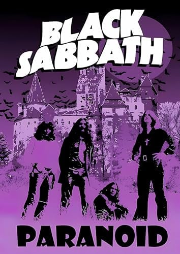 Generisch Black Sabbath 2 Retro Vintage Rock-Konzert-Poster, Wandkunst, A3