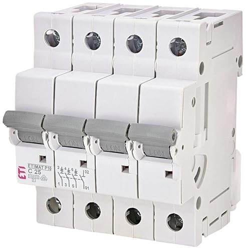 ETI Leitungsschutzschalter Etimat P10 3-polig + N 10kA C25 R