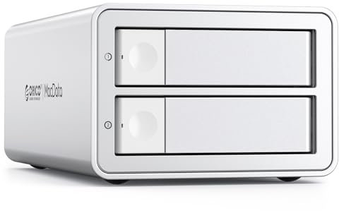 ORICO 2BIG RAID Boîtier de disque dur externe pour disque dur SATA HDD/SSD 2,5/3,5 jusqu'à 2 x 22 To, station d'accueil USB 3.0 de type B, prend en charge RAID 0/1/PM (9928RU3)