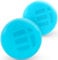 Lacrosse Ball Massageball Therapieball Massagerollerball 2 Pack Lacrosse Bälle, Fußmassageball Plantarfasziitis, Myofasziale Release Ball Deep Tissue Trigger Point Ball Stretcher (Electric Blue)