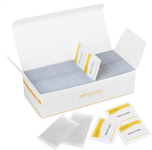 MOSSLIAN Lot de 200 lingettes de nettoyage d'aides auditives, lingettes auditives, kit de nettoyage des aides auditives