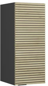 Vicco Küchenschränke Fame-Line, hängender Küchenschrank, Eiche Paneel, 30 cm