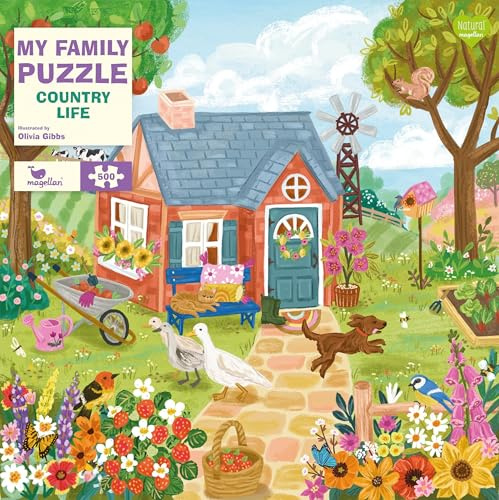 My Family Puzzle - Country Life: 500 Teile Puzzle für Kinder und Erwachsene