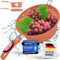 HOME SUPPLY 3-in-1 Faltbares Sieb aus Silikon und rostfreiem Edelstahl, Küchensieb, Nudelsieb, Dampfgar Einsatz, Abtropfsieb, platzsparend, multifunktional, geschirrspülfest, 21cm Lachsrosa