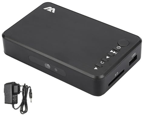 Huudngeje Lecteur Multimédia HD 1080P 264 Sortie AV/VGA Lecteur USB HDD pour la Diffusion/Publicité Prise UE 1 Ensemble