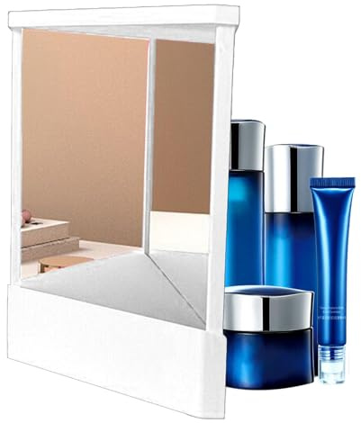 Reales Image Non -Revering -Spiegel - wahrer Reflexion Eitelkeitsspiegel für präzise Make -up & Pflege | Nicht distierender persönlicher Mirror, Hochklaritäts-Schönheitsspiegel für den Gebrauch von Ho