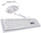 Gadpiparty 1set Gaming Mechanical Keyboard and Mouse Features Ergonomic Design for Use Usb Wired Cool Keyboard Mouse Set