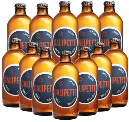 Galipette Brut French Cider 330ml Bottles - 4.50% ABV (12 Pack)