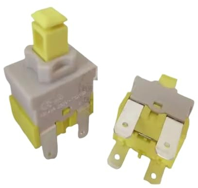 PA512C Self-Locking Switch 4pin Dishwasher Vacuum Cleaner Power Button Switch 16A 250V