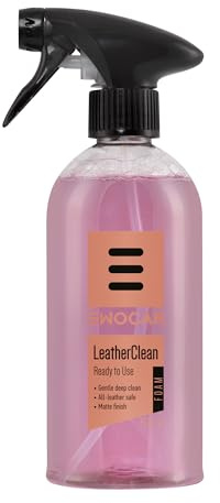 Ewocar LeatherClean Lederreiniger Schaum 500ml – Premium Lederpflege für Auto Innenraum, Sitze, Lenkrad & Kunststoffoberflächen – Sanfte Reinigung mit mattem Finish