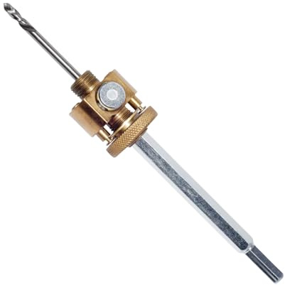 Mandrin professionnel pour scie cloche - Fonction de serrage rapide Downlight - Outil électrique pour bricoleurs, plombiers