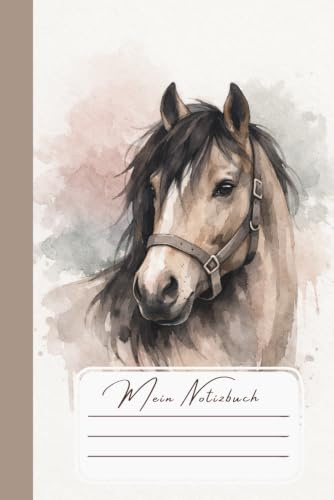 Teen Pferde Notizbuch – Mein Notizbuch für Pferdefans | Liebevolles Geschenk zum Geburtstag: Teen Pferde Notizbuch für Mädchen ab 10, 100 linierte Seiten, DIN A5 – persönliches Pferde-Geschenk